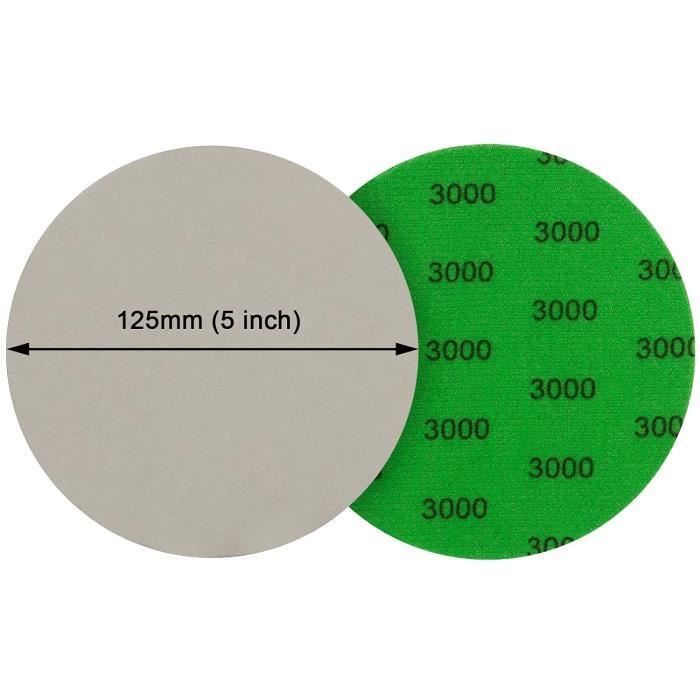 Disque abrasif 125 mm grain 3000 - Cdiscount