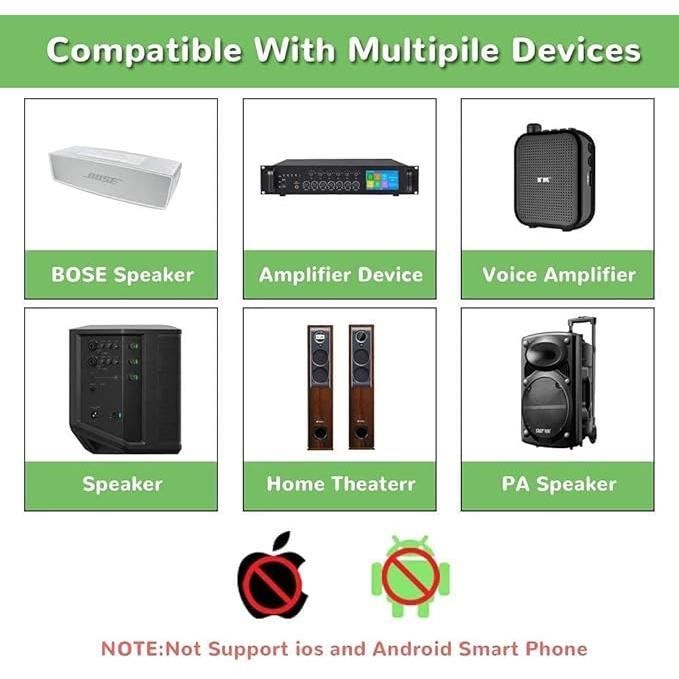Amplificateur de voix,10W Mini Portable Rechargeable Ultraléger Voix  Amplificateurs haut-parleur portable ampli pour micro ,UHF méga - Cdiscount  Informatique