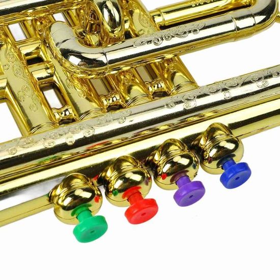 Trompette Enfant 4 Ans Trompette Jouet Pour Enfants - 4 Touches Colorées | ABS Sécurisé | 37cm | Éveil Musical Trompette Enfant Cdiscount