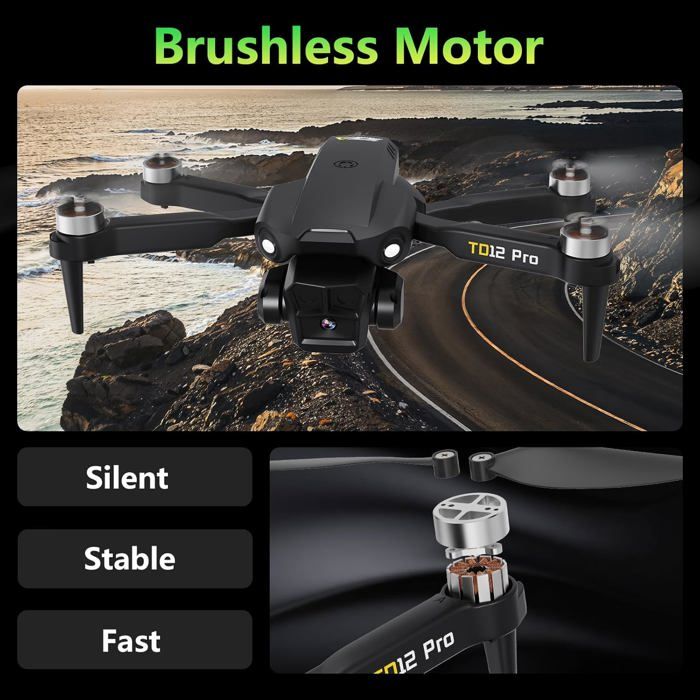 Drone Facegle 4K Avec Caméra – Jouet Électrique, Portée 50m, Idéal Débutant