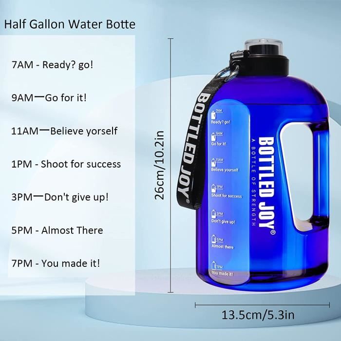 GWaT - Traqueur d'hydratation pour bouteilles d'eau, vous aide à boire plus (minuit
