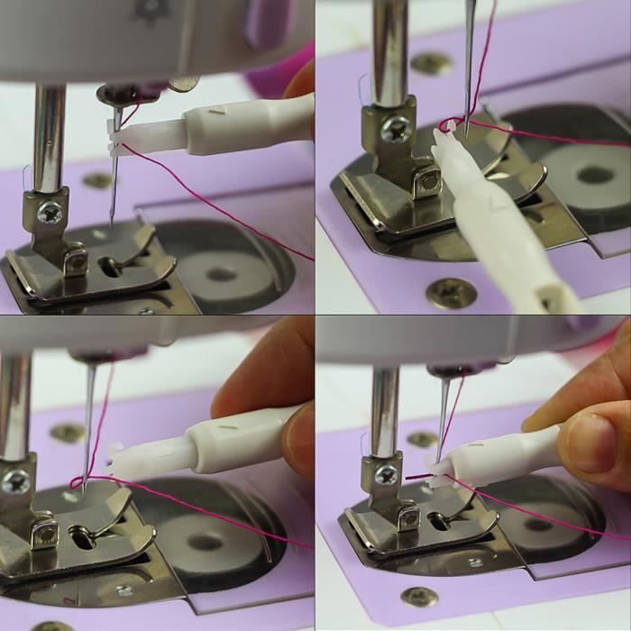 Enfile-aiguille à coudre Enfile-aiguille automatique L'outil pour enfiler  est adapté pour les travaux de couture et d'enfilage rapide de la machine à