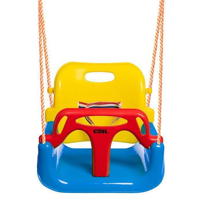 SIB Balançoire pour bébé avec ceinture de sécurité PP Rouge