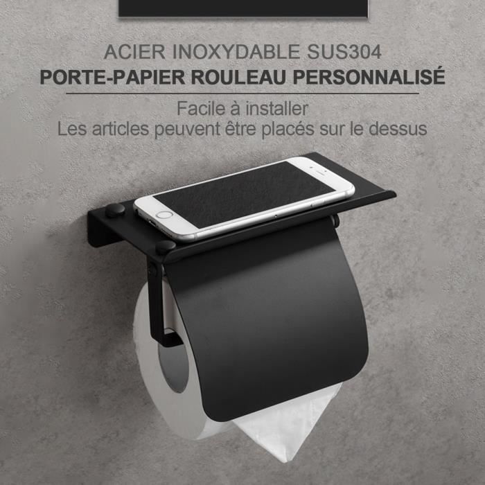 Bobo Porte Papier Etanche Acier Inox Support Mural Distributeur