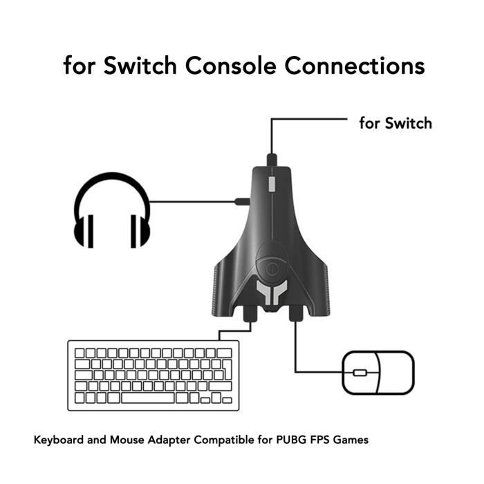 HURRISE Adaptateur Clavier Souris Gaming PS5 Switch Lite Cdiscount