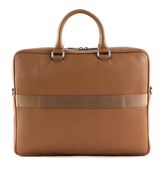 MANDARINA DUCK Cartable marron en cuir pour homme Mellow Urban Briefcase Indian Tan 182103