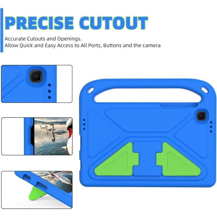 Kids Coque Pour Samsung Galaxy Tab A8 10,5" 2022, Coque Légère Et Antichoc Adaptée Aux Enfants