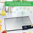 Food Balance 33lb Digital Kitchen Balance Poids Grammes Oz pour Cuisson Cuisson Échelle Alimentaire Multifonction -3