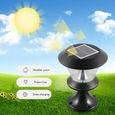 1pc Étanche Élégant Jardin Lampe à Énergie Solaire en Plein Air balise solaire - borne solaire luminaire d'exterieur-3