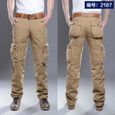 Pantalon cargo homme - en Coton Style SWAT Militaire Nombreuses - FR70UJ-3