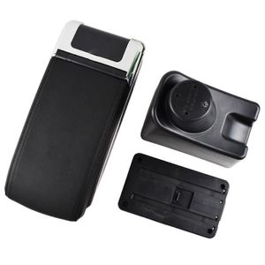 Accoudoir Central Rati Armster2 Pour Renault ZOE 2017-2019 - Argent, Rangement, Réglable Hauteur