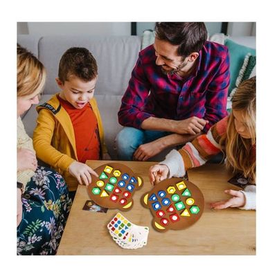 Jeu d'Association - Jouet Éducatif Sensoriel - 2 Plateaux - 32 Blocs