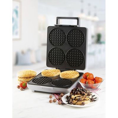 FER PLAQUE MOULE Électrique Gaufres Fins 3 Pièces Bocal Confiserie Catholique EUR 112,12 - FR