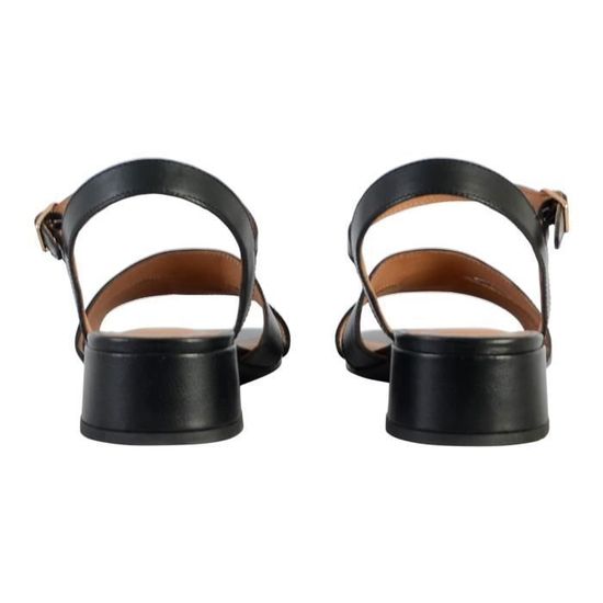 Geox Femme Genziana Sandales Respirantes - Talon Bas 3,5 Cm, Cuir Léger Et Confortable