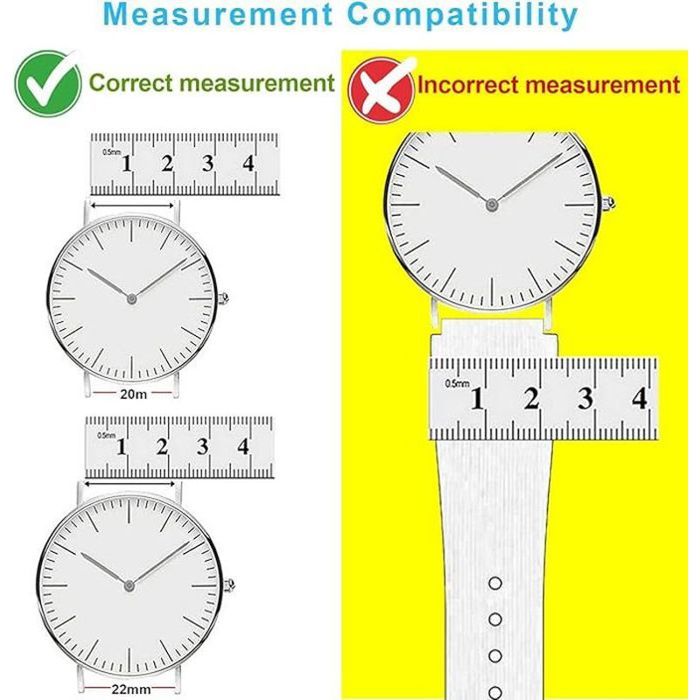 Bracelet En Silicone 22mm Pour Montre Intelligente - Remplacement Rapide, Boucle Ardillon Métal, Plusieurs Couleurs