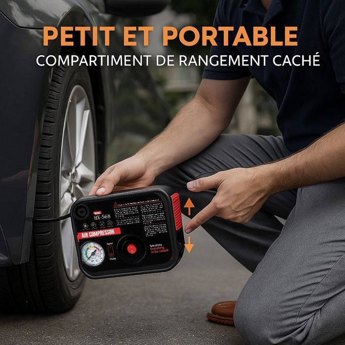 Compresseur d'Air,pompe gonflable pour pneus de voiture, compresseur d