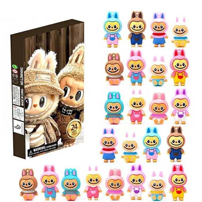 Calendrier De L’Avent Devil Hunter 2025 – 24 Porte-clés Personnages 3D En Acrylique, Décoration Noël Anime - 10