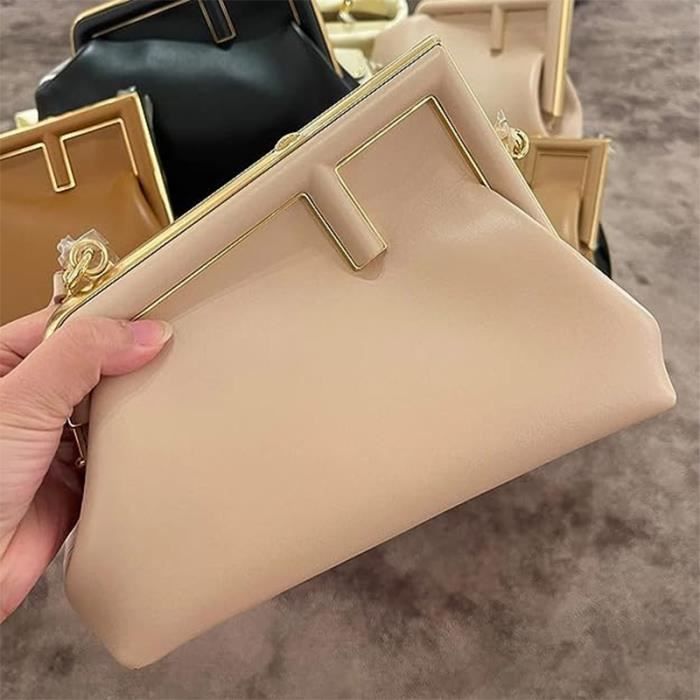Sac a store main fermoir metallique