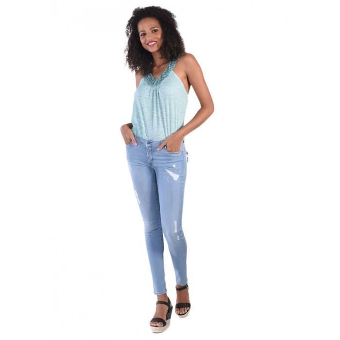 Jeans kaporal femme taille basse 2025