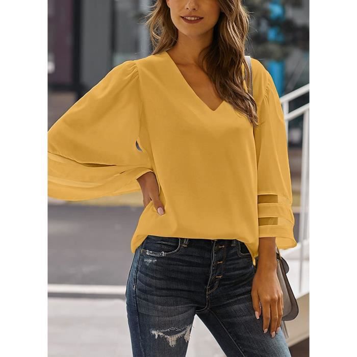 Tunique jaune femme outlet