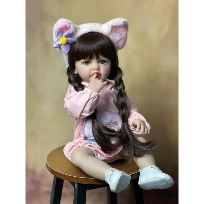TD® 55 cm de haut poupée renaissance jouet simulation bébé silicone ma –