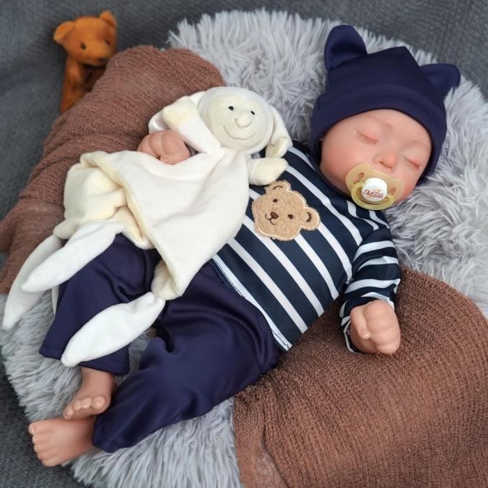 BABESIDE Accessoires de poupée Reborn avec Berceau pour poupées