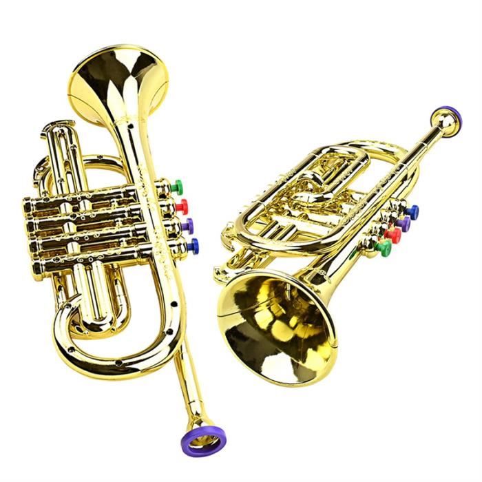 Trompette Jouet Musicale Pour Enfants – 4 Touches Colorées, ABS, éveil Musical Précoce