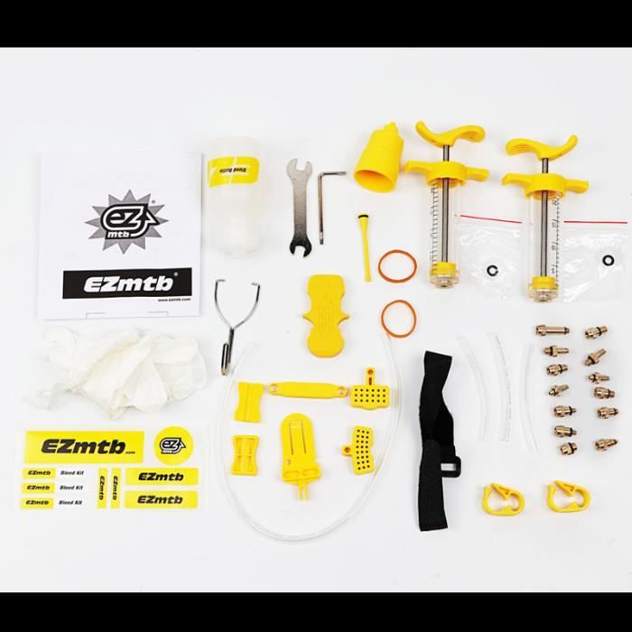 Kit de purge d'huile de frein à disque hydraulique de vélo, outils pour  SHIMANO, SRAM, Avid, MAGURA Series MTB outil de réparation de frein de vélo  de route Ezmtb
