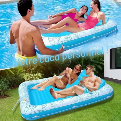 Bateau gonflable 2 places pêche mer en plastique robuste avec poignées á choix Bateau gonflable 2 places pêche mer en plastique robuste avec poignées á choix