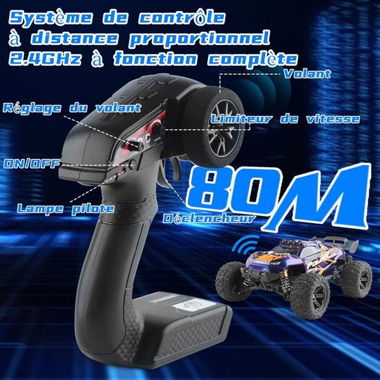 Voiture télécommandée 1:14 4WD tout-terrain RC Monster Truck haute Voiture télécommandée 1:14 4WD tout-terrain RC Monster Truck haute