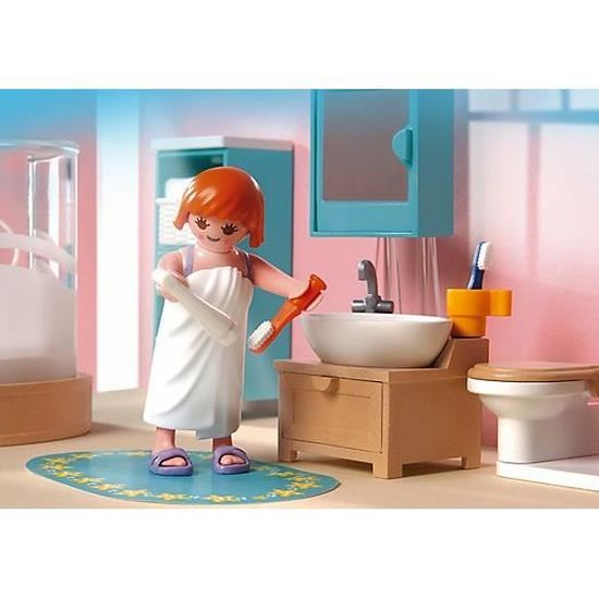 Playmobil 5330 Salle De Bain Avec Baignoire Et Pare Douche Achat