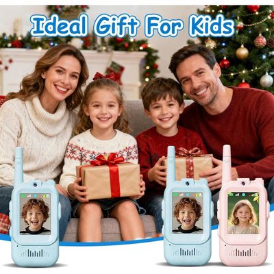 Tesoyzii Cadeau Fille 3 4 5 6 7 8 Ans, Talkie Walkie Enfants Jouet Fille 3-12 Ans Cadeau Paques