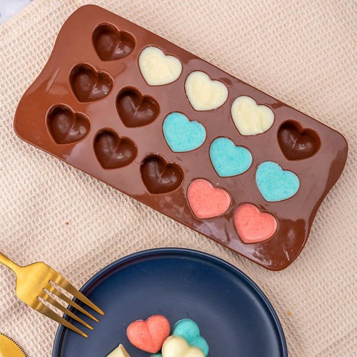 Moule Silicone Tablette Chocolat 2 Pièces - Moule à Chocolat Et Desserts Réutilisable