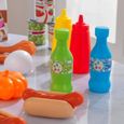 KidKraft - 115 Accessoires pour cuisine enfant dont fruits légumes, pizza, gauffres factices-6