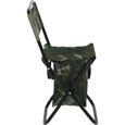 Pliant Sac à dos Tabouret Portable Camping Pêche Chaise Commode Carry Siège avec Sac de Rangement pour les Événements de Plein-0