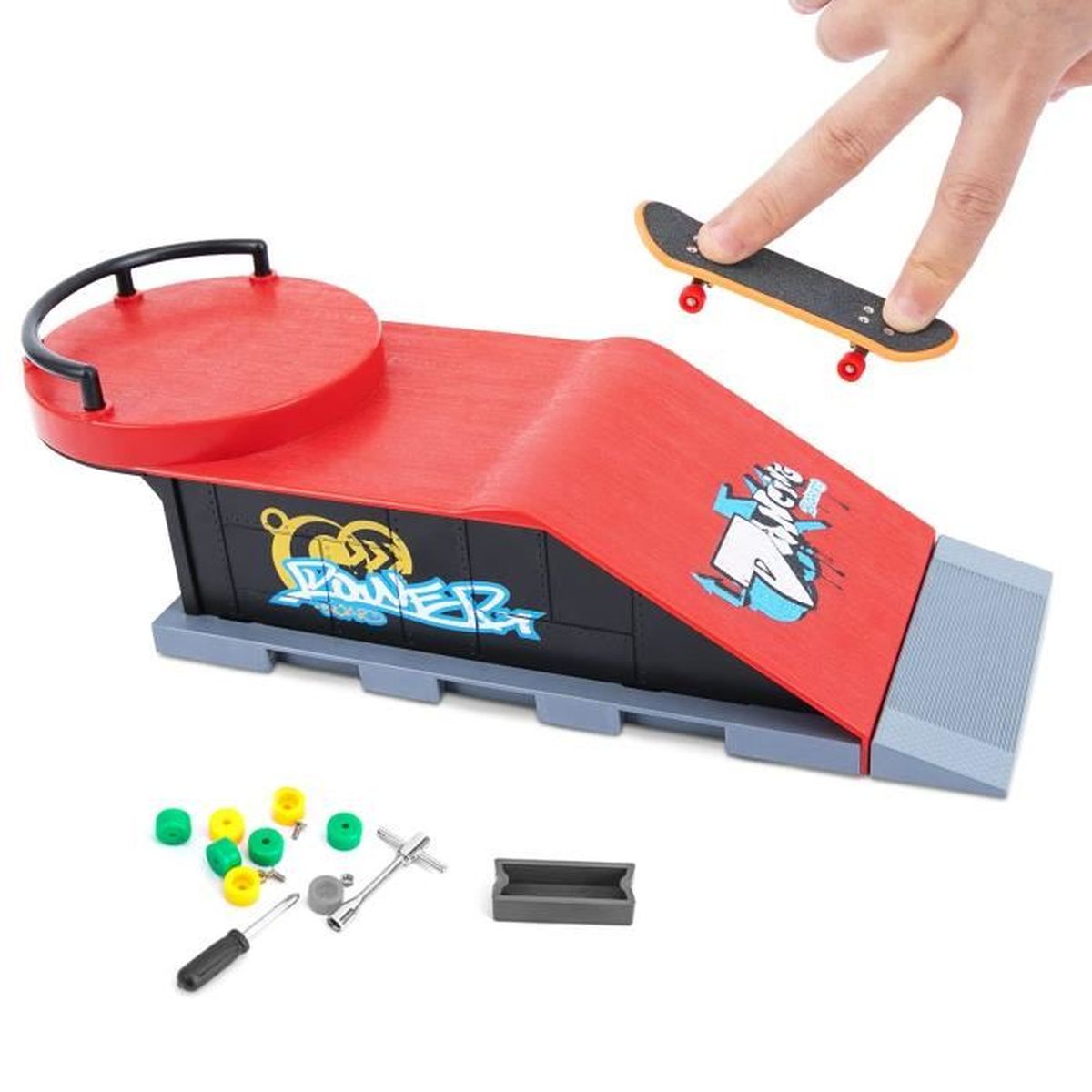 Style D Finger Skateboard Ramp Sets,Skatepark Kit Finger Skateboard