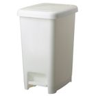 ROSSIGNOL Poubelle de cuisine à pédale 40L Plastique blanc