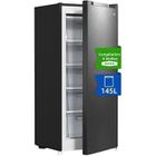 CHiQ congélateur armoire FSD160D4E avec une capacité de 145L, thermostat réglable, Silence, porte réversible, E