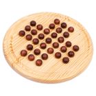Solitaire en bois - LEGLER - Solitaire «Bille de bois» - Jeu de réflexion et stratégie - Mixte - 4 ans et plus