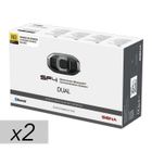Intercom Bluetooth - SENA - SF4 HD DUO - 2 Kits - 13 heures d'autonomie - 1,2 km de portée