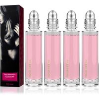 4 PCS Desire Pheromone Perfume,Parfum Nouveou Phero - Nouveau parfum aux phéromones pour femme 10 ml, huile de parfum longue durée
