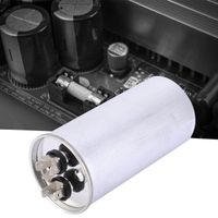 Qiilu condensateur 450V CBB65 40UF 450V condensateur de feuille d'aluminium condensateur de démarrage d'air pour Machine à laver
