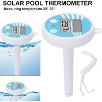 Thermomètre numérique à énergie solaire Outil de mesure précise de la température de l'eau de piscine