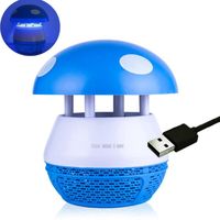 TD® Lampe anti-moustiques intérieur rechargeable voyage répulsif veilleuse chambre forme de champignon bébé tueur non toxique