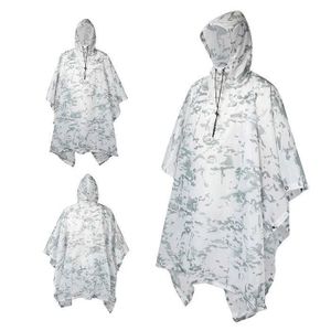 PONCHO Poncho,Imperméable camouflage militaire pour hommes et femmes,manteau de pluie,auvent,poncho de moto,fermeture éclair[B193710713]