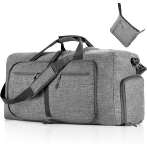Sac De Voyage Lubardy 80L Pliable - Léger, Imperméable, Sac Sport Week-end, Camping, Randonnée