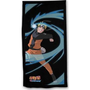 Drap De Plage Naruto - 70x140 Cm - 100% Coton - Serviette De Bain Enfant Avec Design Animé - Idéal Plage Et Piscine