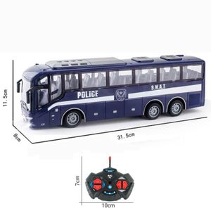 VOITURE - CAMION violet-Grand bus électrique radiocommandé pour gar