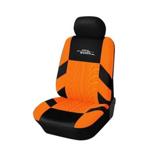 Housses de protection sièges voiture - Noire et orange