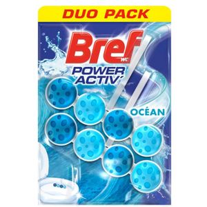 NETTOYAGE WC BREF WC Duo - Pack Power Activ' - Océan